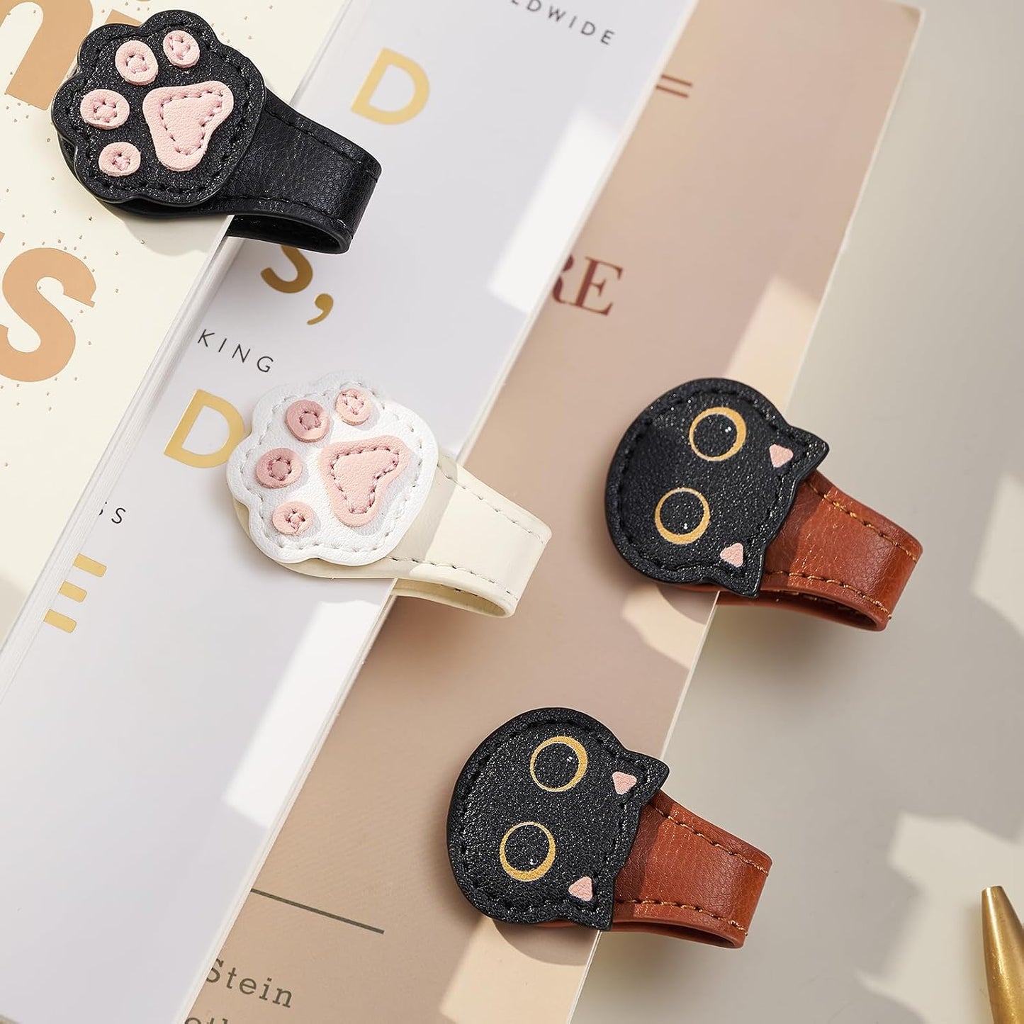 Paw Magnetic Bookmark & Pen Holder Set