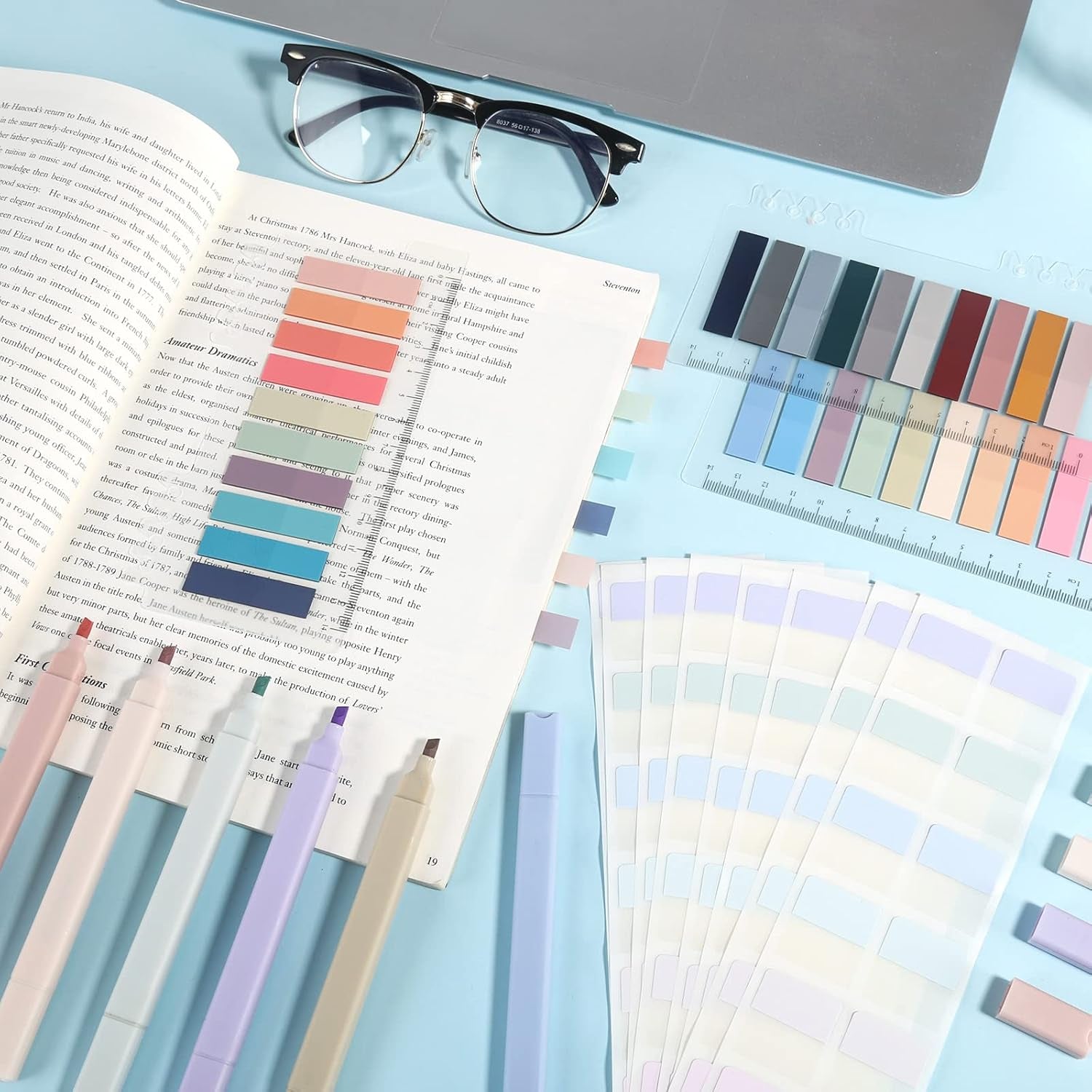720-Piece Book Annotation Kit