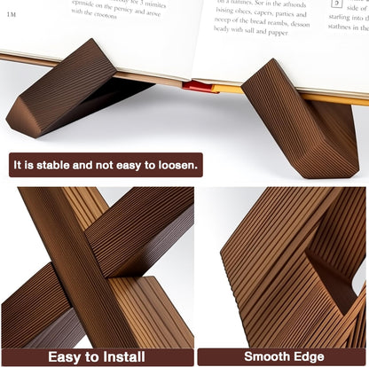 Wooden Reading & Book Display Stand