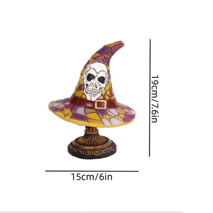 Witch Hat Stained Glass Lamp
