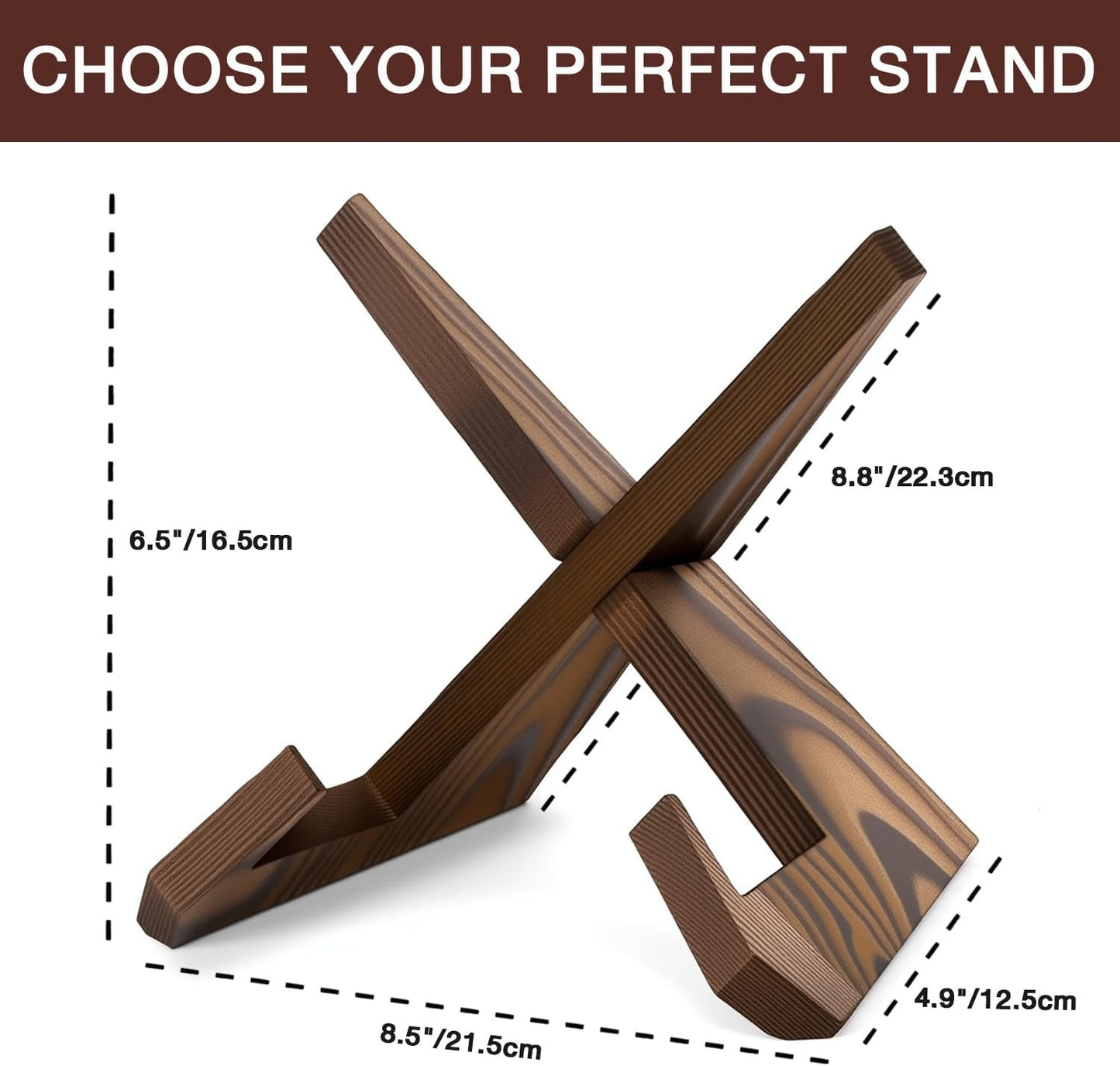 Wooden Reading & Book Display Stand