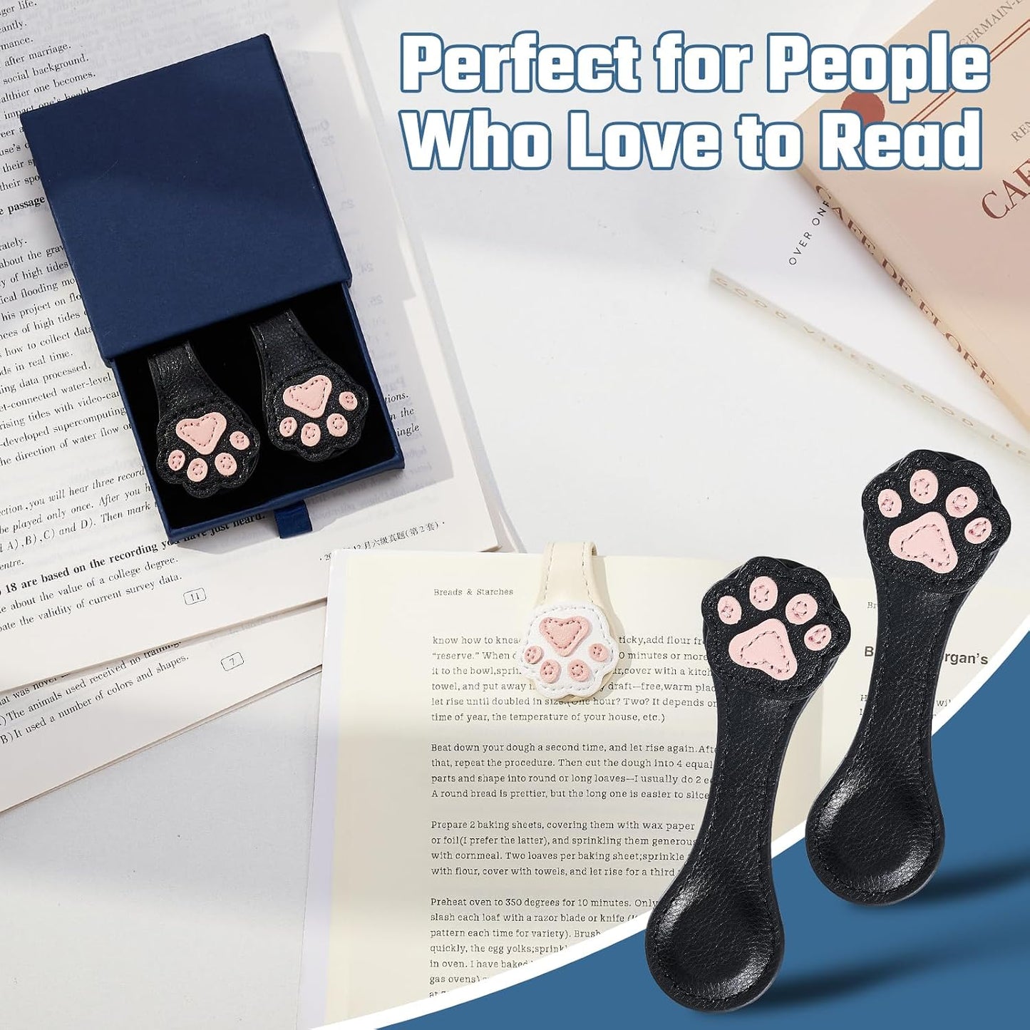 Paw Magnetic Bookmark & Pen Holder Set